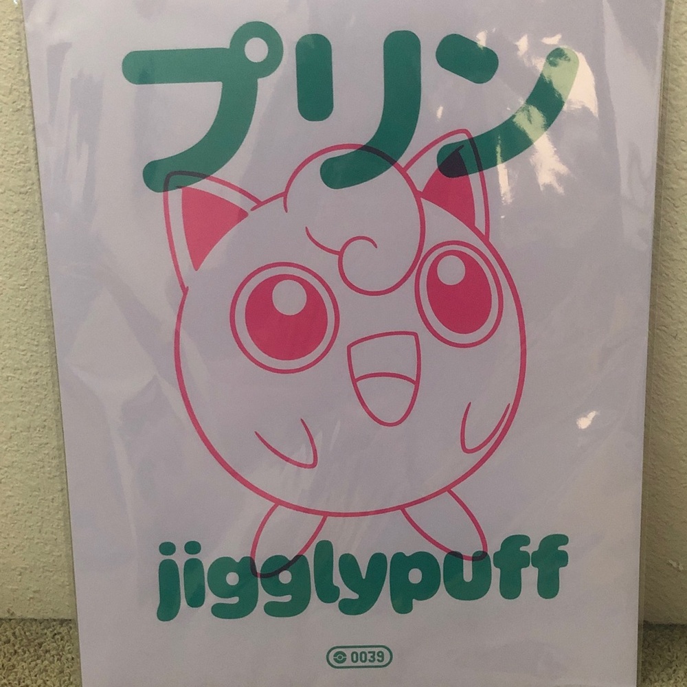 Jigglypuff Pink Poster - Licensed Pokemon Decor